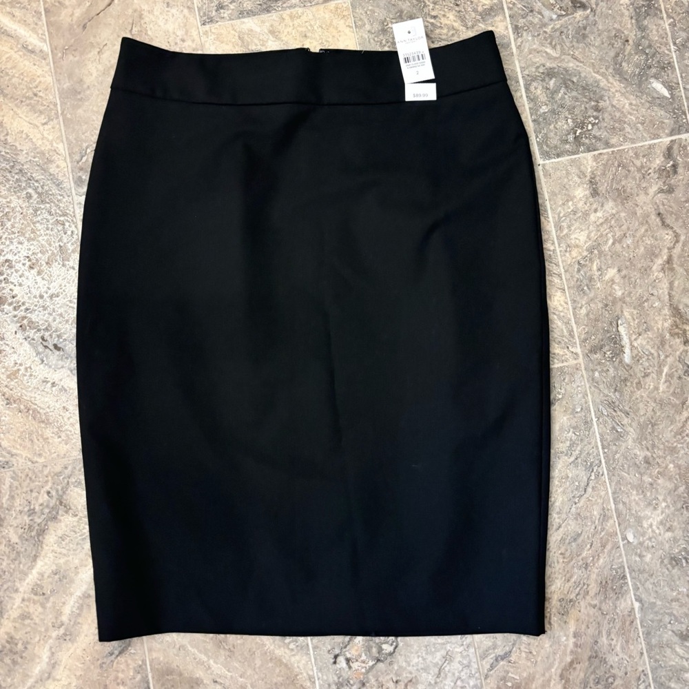 Ann Taylor Black Pencil Skirt
